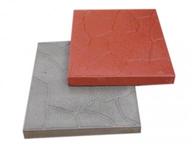 Vibrocasting paving tiles, steps_4